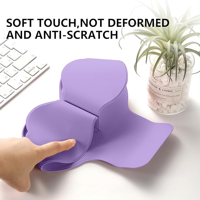 for Apple Airpods Max Case,Headphones Protective Case for AirPod Max Supports Sleep Mode, Anti-Scratch and Anti-Dust,Airpod Pro Max by PU Leather,Purple 2