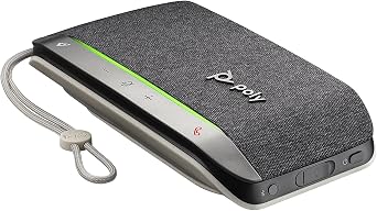 Poly - Sync 20 USB-C Personal Smart Speakerphone (Plantronics) - Connect to Cell Phone via Bluetooth and PC/Mac via USB-C Cable - Works with Teams, Zoom & More