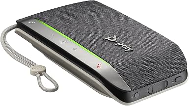 Poly - Sync 20 USB-C Personal Smart Speakerphone (Plantronics) - Connect to Cell Phone via Bluetooth and PC/Mac via USB-C Cable - Works with Teams, Zoom & More