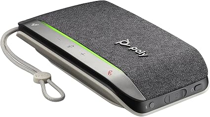Poly - Sync 20 USB-C Personal Smart Speakerphone (Plantronics) - Connect to Cell Phone via Bluetooth and PC/Mac via USB-C Cable - Works with Teams, Zoom & More