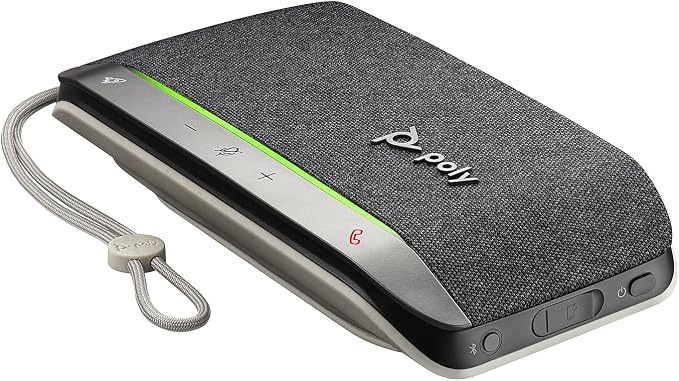 Poly - Sync 20 USB-C Personal Smart Speakerphone (Plantronics) - Connect to Cell Phone via Bluetooth and PC/Mac via USB-C Cable - Works with Teams, Zoom & More
