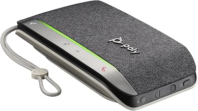 Poly - Sync 20 USB-C Personal Smart Speakerphone (Plantronics) - Connect to Cell Phone via Bluetooth and PC/Mac via USB-C Cable - Works with Teams, Zoom & More - Image 1