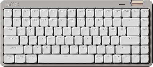 Flow Lite 84 Keys Low Profile Mechanical Keyboard, 75% Swappable Rechargeable Wireless Keyboard with 2.4G Receiver, Bluetooth and Wired Connection for Windows, Mac/ Specter Linear Switches (Marble) - Image 1