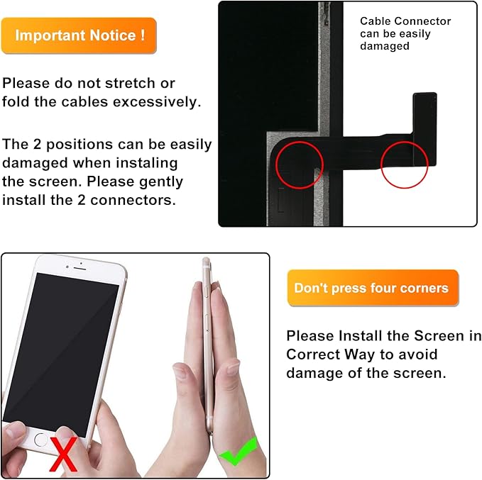 LL TRADER Screen Replacement for iPhone 13 pro 6.1" LCD Retina FHD Display COF Touch Screen Digitizer with Repair Tool Kits, Waterproof Tape, Screen Protector (Truetone programable) New 2025