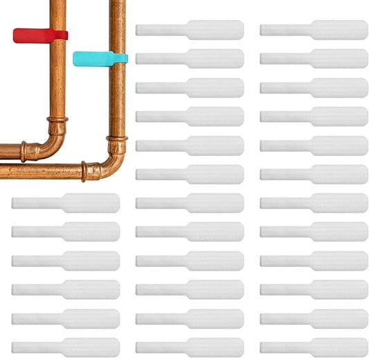 Cable Labels by Wrap-It Storage, Large, White (30-Pack) Write On Cord Labels, Wire Labels, Cable Tags and Wire Tags for Cable Management and Organizer for Electronics, Computers and More