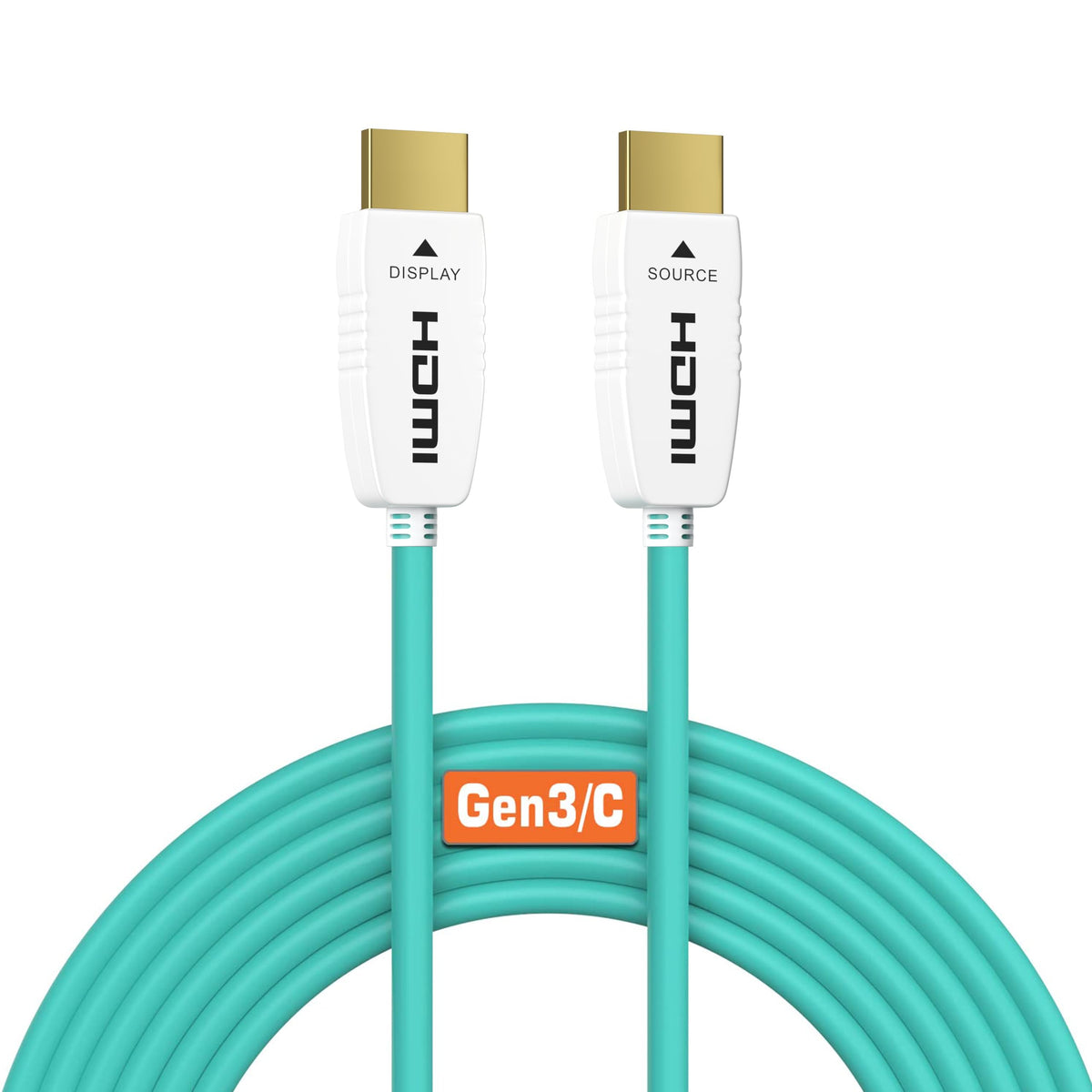 RUIPRO 8K Fiber Optic HDMI 2.1 Cable, 48Gbps, 8K60, 4K120, HDR, eARC, 6FT