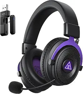 EKSA E900WT Wireless Gaming Headset with Microphone for PC Ps5 Ps4