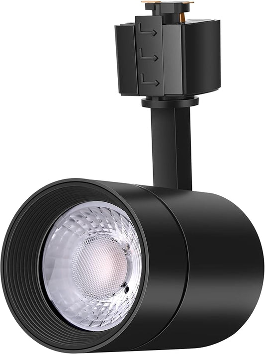 FLSNT LED Track Lighting Heads for 2-Wire-1 Compatible Juno Track, 12W (75W Equiv.), Dimmable 24° LED Spotlight Track Light Heads, CRI90, 800LM, 3000K Soft White, Black