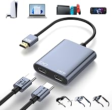 HDMI to USB C Adapter for AR Glasses, 4K@60Hz HDMI Male to USB-C Female AR Glasses Hub for XREAL One/Air 2 Pro, VITURE Pro, RayNeo Air 2s, Rokid, Switch 2/1, Steam Deck, PS5/4, Xbox, Portable Monitor - Image 1