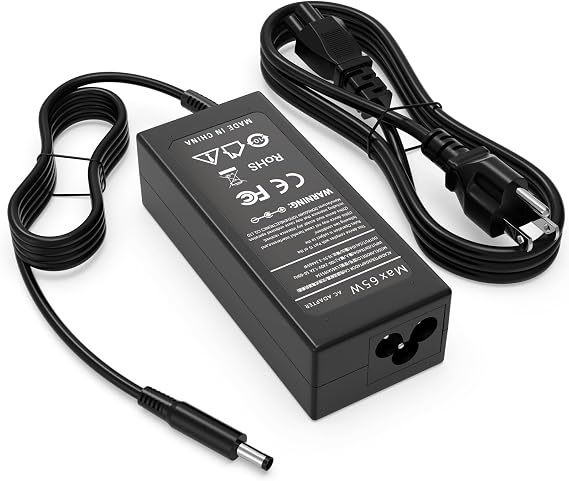 65W 2026 AC Adapter Compatible with Dell Inspiron 5645 5640 5635 5630 5625 Business AI PC Laptop 5635 5620,Compatible with Dell Inspiron 14 15 16 School Laptop 65w 4.5mm tip AC Power Adapter