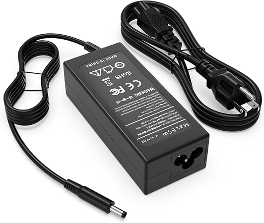 65W 2026 AC Adapter Compatible with Dell Inspiron 5645 5640 5635 5630 5625 Business AI PC Laptop 5635 5620,Compatible with Dell Inspiron 14 15 16 School Laptop 65w 4.5mm tip AC Power Adapter