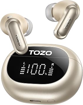 TOZO NC20 Active Noise Cancelling Wireless Earbuds LDAC Hi-Res Bluetooth