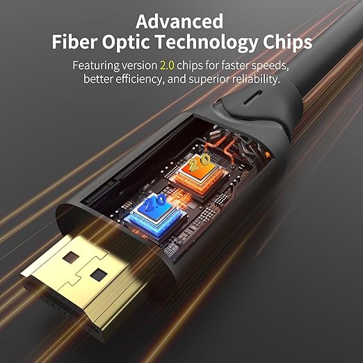 HDMI Cable 30 FT 4K@60Hz,18Gbps Ultra High Speed HDMI 2.0 Cable, HDR, Dolby Vision, HDCP2.2, ARC, 3D, Slim and Flexible,for PS5,Xbox, TV, Laptop, Monitor