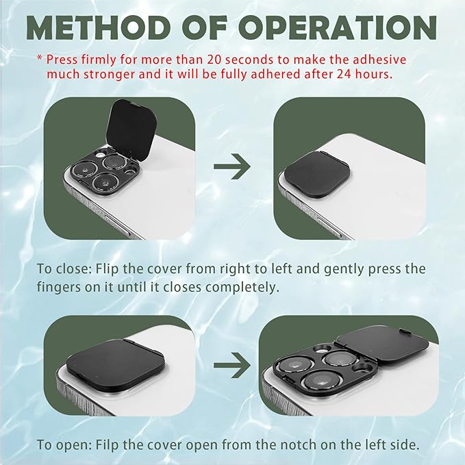 Camera Cover,Webcam Cover Compatible for Phone 13Pro, Phone 13 Pro Max,Protect Your Privacy and Security