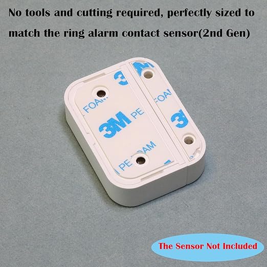 Replacement Adhesive for Ring Alarm Contact Sensors (2nd Gen) - (30 Pieces for Sensors & 30 Pieces for Magnets) - Strong Double-Sided Tape for Easy, Secure Installation
