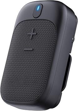 Wearable Bluetooth Speaker-miniWaterproof Speaker Cip Type - Buit-in Microphone forHands-Free Music and Call Functions (Black)