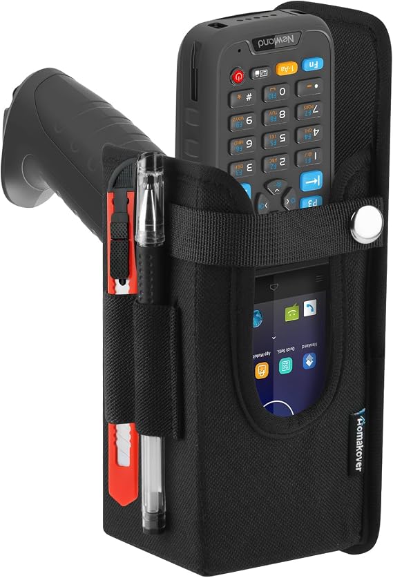 Barcode Scanner Holster, Universal Scanner Holster Pouch for Gun Grip Mobile Computers, Handheld Bar Code Scanners, Belt Loop Clip Attachment Fits for Zebra Scanner MC3300/3200/3100/3000/3400/3450