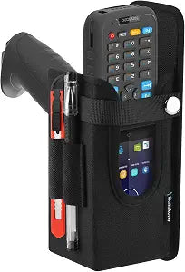 Barcode Scanner Holster, Universal Scanner Holster Pouch for Gun Grip Mobile Computers, Handheld Bar Code Scanners, Belt Loop Clip Attachment Fits for Zebra Scanner MC3300/3200/3100/3000/3400/3450