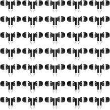 CN-Outlet Wholesale Bulk Individually Bagged Earbuds Headphones 100 Pack for iPhone, Android, MP3 Player(Black) - Image 1