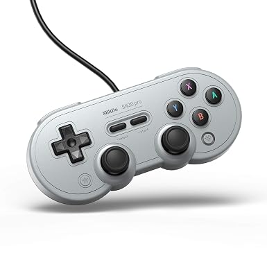 8Bitdo Sn30 Pro USB Wired Gamepad for Switch, Windows & Raspberry Pi(Gray Edition)