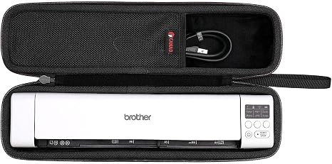 XANAD Hard Case for Brother DS-640 or DS-740D or DS-940DW or DS-720D or Doxie Go SE Wireless Document Photo Scanner(Black)