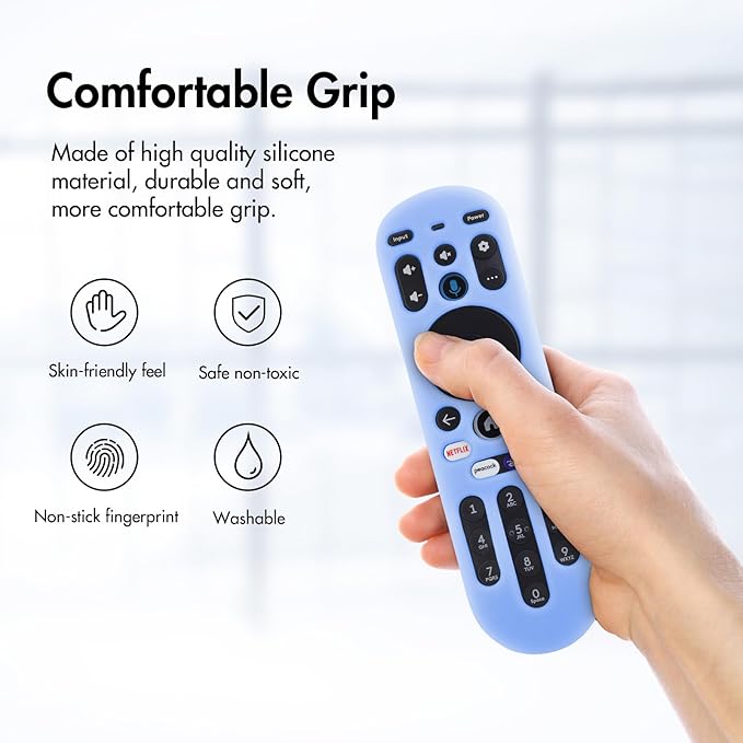 LEFXMOPHY Blue Cover for Xumo TV MG3-R34010 PR1 Remote Silicone Case for Pioneer Xfinity Spectrum Element 764f0000100 Remote Control Skin