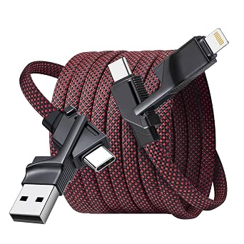 Miger USB C to Lightning Cable, 240W 4 in 1 Charging Cable Fast Charging