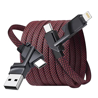 Miger USB C to Lightning Cable, 240W 4 in 1 Charging Cable Fast Charging