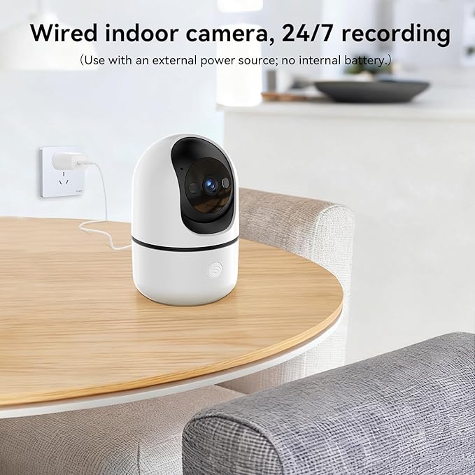 Indoor Camera 5G&2.4G WiFi Cameras for Home Security Instant 911 Alert, 360° Pan/Tilt Baby Monitor/Dog/Pet Camera AI Motion Detection Night Vision, Speaker, US Cloud Storage (1-Pack)