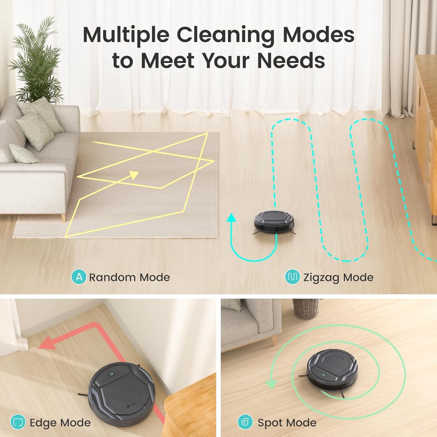 M210 Pro Robot Vacuum — 2200Pa Suction, WiFi & App Control