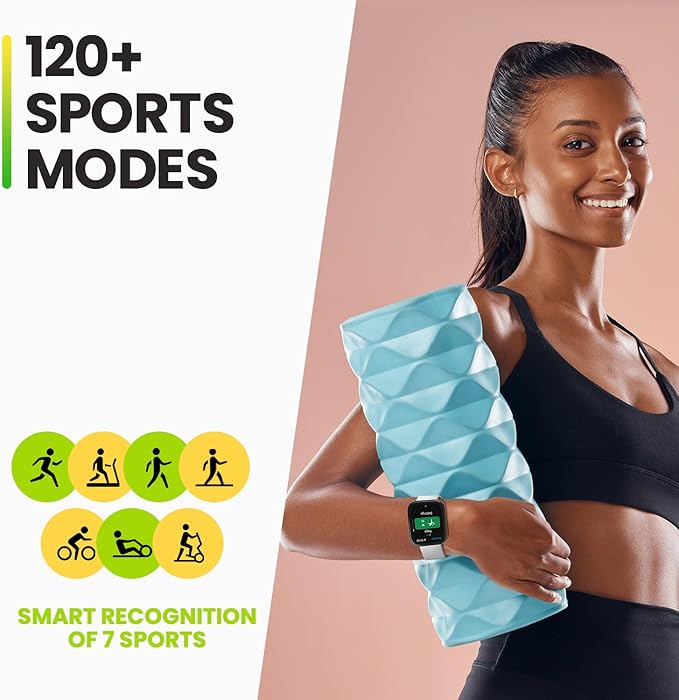 Amazfit Renewed Bip 5 Smart Watch for Men & Women, Alexa Built-in, GPS, Bluetooth Call, 10-Day Long Battery, Refurbished Health Fitness Tracker, Smartwatch for Android Phone & iPhone(Pink)