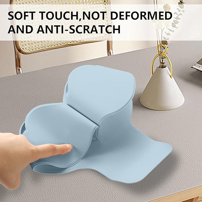 Maxjoy for Apple Airpods Max Smart Case Cover, Soft PU Leather Protective Cover Accessories for Airpod Max with Sleep Mode, Anti-Dust Travel Carrying Case for Airpods Pro Max Headphones, Light Blue