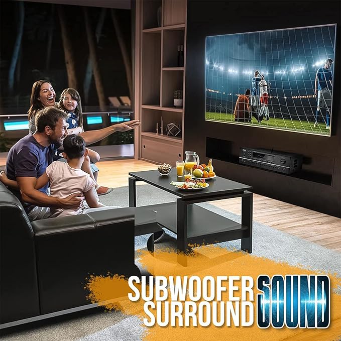 Pyle 7.1-Channel Hi-Fi Bluetooth Stereo Amplifier - 2000 Watt AV Home Theater Speaker Subwoofer Surround Sound Receiver w/ Radio, USB, RCA, HDMI, MIC IN, Supports 4K HD TV's, 3D - Pyle PT796BT