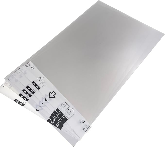 CS-A3001 5Pcs Carrier Sheet for Brother Scanner Scan Photo, A3 Paper