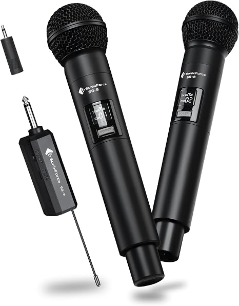 Wireless Karaoke Microphones, Singing Microphone for Speaker