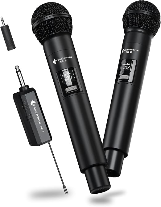 Wireless Karaoke Microphones, Singing Microphone for Speaker