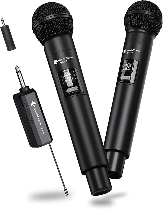 Wireless Karaoke Microphones, Singing Microphone for Speaker