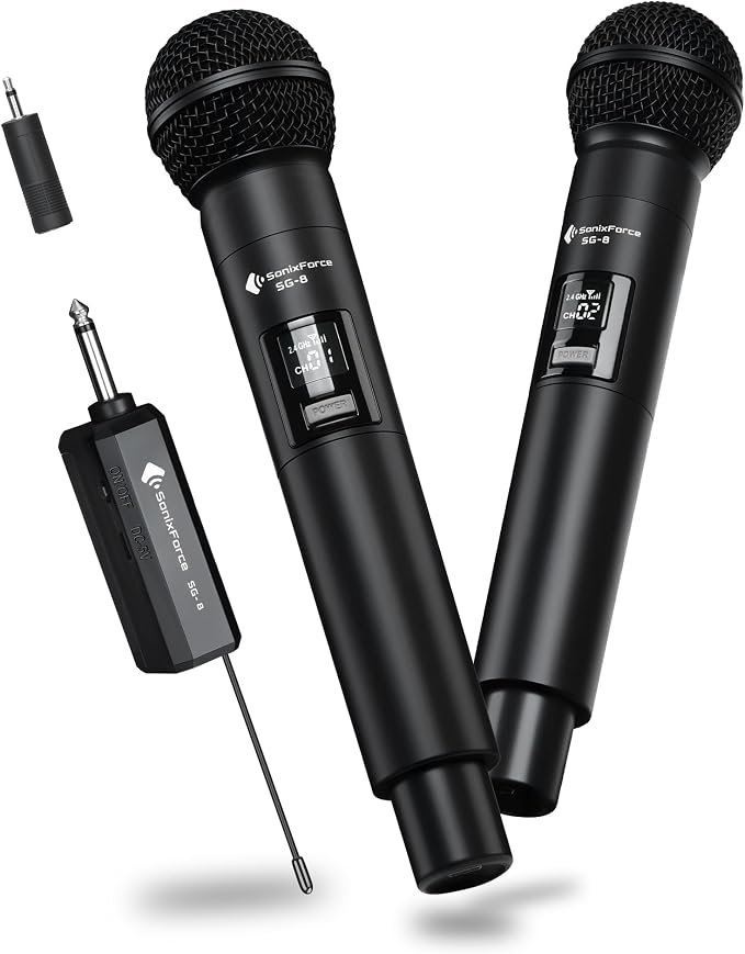 Wireless Karaoke Microphones, Singing Microphone for Speaker