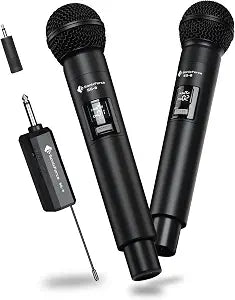 Wireless Karaoke Microphones, Singing Microphone for Speaker