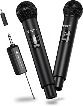 Wireless Karaoke Microphones, Singing Microphone for Speaker