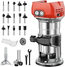 Cordless Compact Router Compatible with Milwaukee 18V Battery (Bare Tool) - Image 1