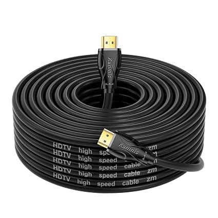 50FT Long HDMI Cables 4K60Hz, High Speed 4K HDMI Cord with Gold Plated Connectors, Compatible with PlayStation Arc PS3 PS4 PC HDTV - Image 4