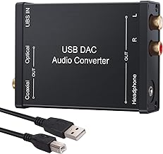LiNKFOR USB to SPDIF Coaxial RCA 3.5mm Audio Converter Supports PCM - Image 1