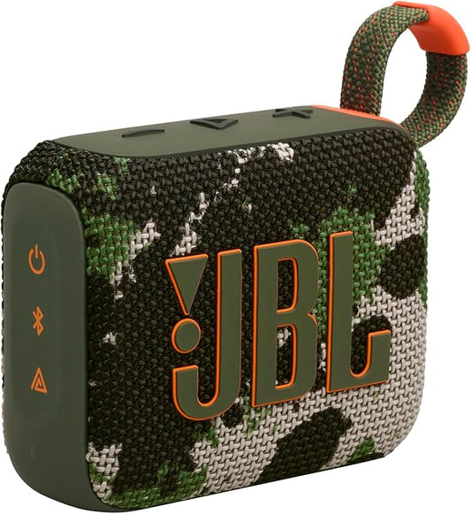 JBL JBLGO4SQUADAM-Z Go 4 Portable Bluetooth Speaker, Sqaud - Certified Refurbished