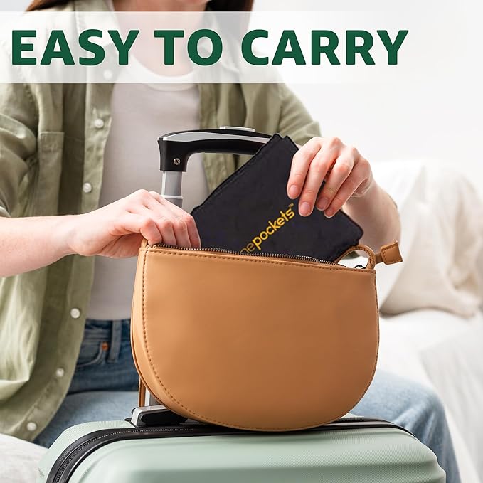 Airplane Pockets - Airplane Accessories - Plane Travel Essentials - Travel Organizer - Seat Storage Organizer - Air Travel Essentials - Seatback Organizer - International Travel Accessories Must Haves
