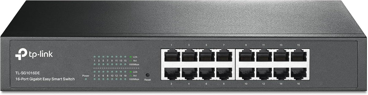 TP-Link TL-SG1016DE, 16 Port Gigabit Easy Smart Managed Switch