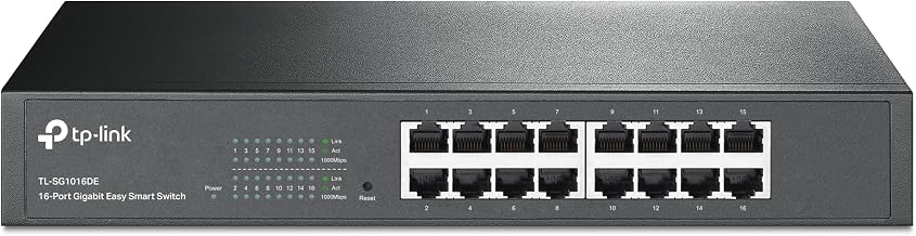 TP-Link TL-SG1016DE, 16 Port Gigabit Easy Smart Managed Switch - Image 1