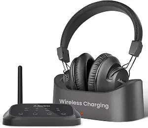 Avantree HT5009 Plus -Wireless TV Headphones with aptX-Adaptive Transmitter