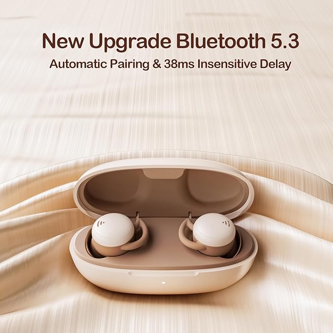 Invisible Wireless Bluetooth Hidden Sleeping Earbuds For Side Sleepers Bluetooth 5.3 Smallest Tiny Wireless Ear Buds For Sleeping Earbuds For Sleep On Side Noise Cancelling Ear Buds Sleeping Earplug