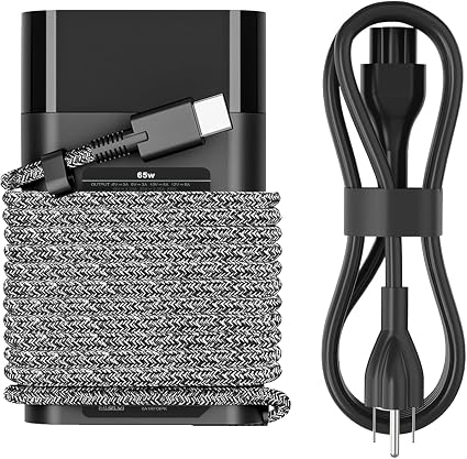 DJW 65W USB C Laptop Charger Compatible with HP Spectre x360,Envy,Elitebook x360,Pavilion, Elite x2,Chromebook,Omnibook,Dragonfly,Zbook,ProBook Travel Computer Charger USB Type C AC Power Adapter - Image 4